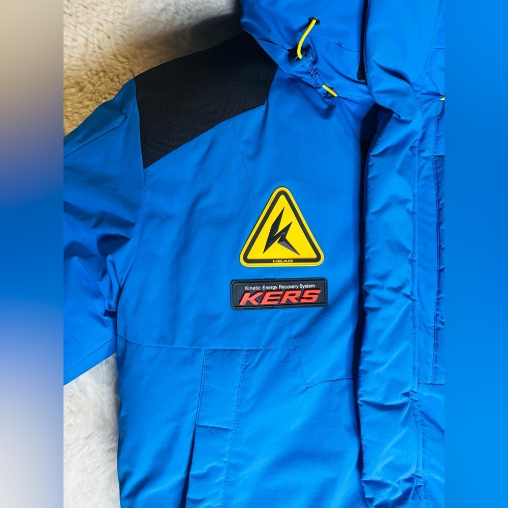 Vintage Head Blue Waterproof Ski Snow  Winter Parka Jacket Coat Size: Medium - Picture 7 of 14